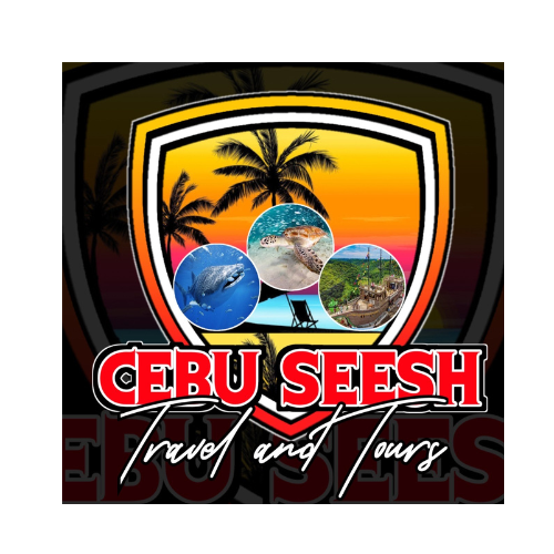 Cebu Seesh Travel and Tours logo featuring tropical travel motif